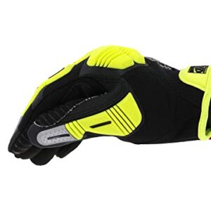 Mechanix Wear Size 8 M-Pact E5 Armortex And TrekDry And D3O Hi-Viz Cut Resistant Gloves, Fluorescent Yellow & Black, Small (SMP-C91-008)