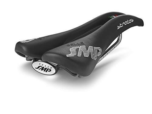 Smp SMP4Bike Men's 4Bike Stratos Saddles, Black, 26.6 x 13.1-cm