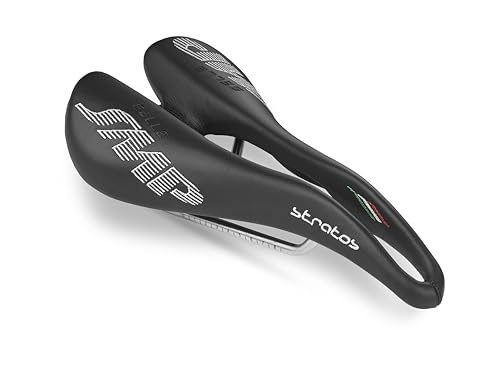 Smp SMP4Bike Men's 4Bike Stratos Saddles, Black, 26.6 x 13.1-cm