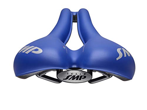 Selle SMP TRK Saddle Large - Matt Blue, Long 272 mm - Wide 177 mm