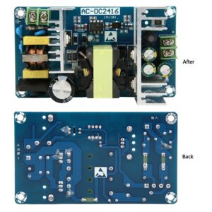 Power Supply Module, 150W 6A~9A AC-DC Switching Power Supply Module AC 100V~240V to DC 24V SMPS Board Used as Replacements for Linear Regulators