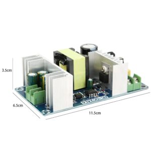 Power Supply Module, 150W 6A~9A AC-DC Switching Power Supply Module AC 100V~240V to DC 24V SMPS Board Used as Replacements for Linear Regulators