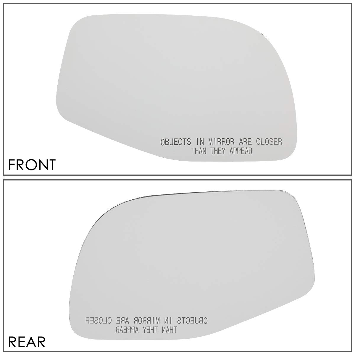 DNA MOTORING SMP-020-R Factory OE Style Right/Passenger Side Door Rear View Mirror Glass Lens [Compatible with 95-05 Explorer/Ranger / 01-05 B2300 B3000 B4000 / 97-05 Mountaineer]