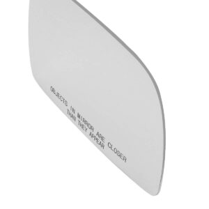 DNA MOTORING SMP-052-R Factory OE Style Right/Passenger Side Door Rear View Mirror Glass Lens [Compatible with 95-97 Lincoln Town Car]