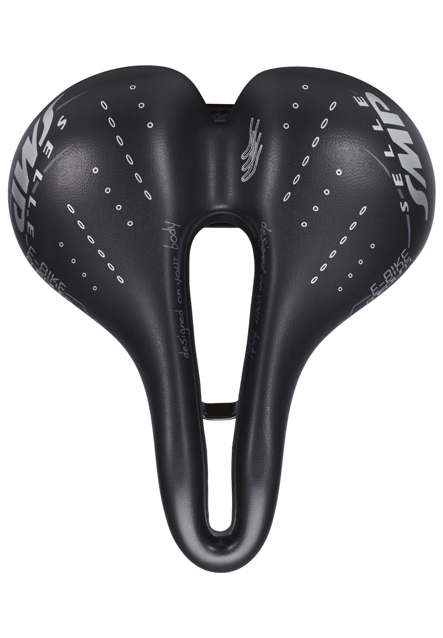 SMP Unisex's E-Bike Saddle, Black, Medium