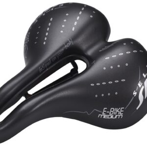 SMP Unisex's E-Bike Saddle, Black, Medium