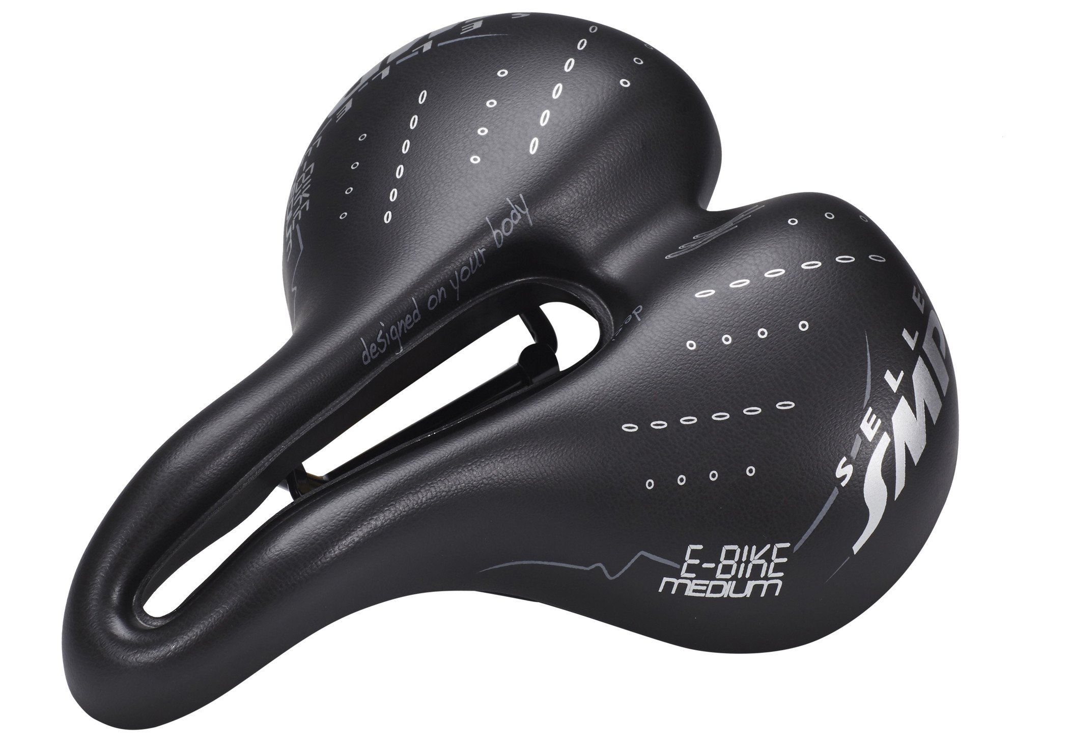 SMP Unisex's E-Bike Saddle, Black, Medium