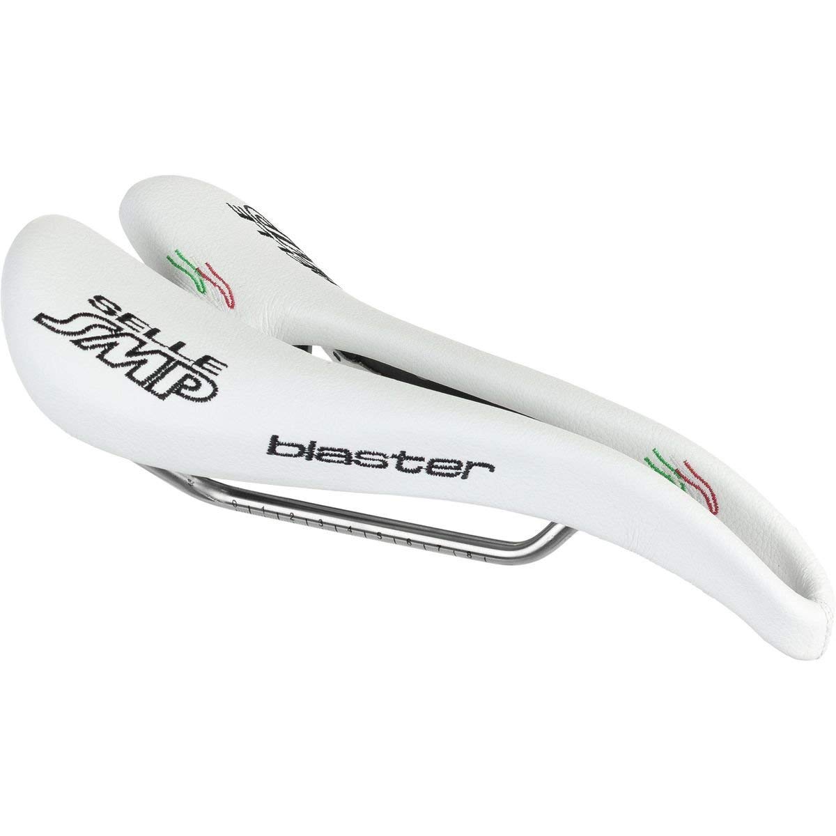 Cicli Bonin Unisex Adult SMP 4Bike Blaster Man Saddles - White, One Size