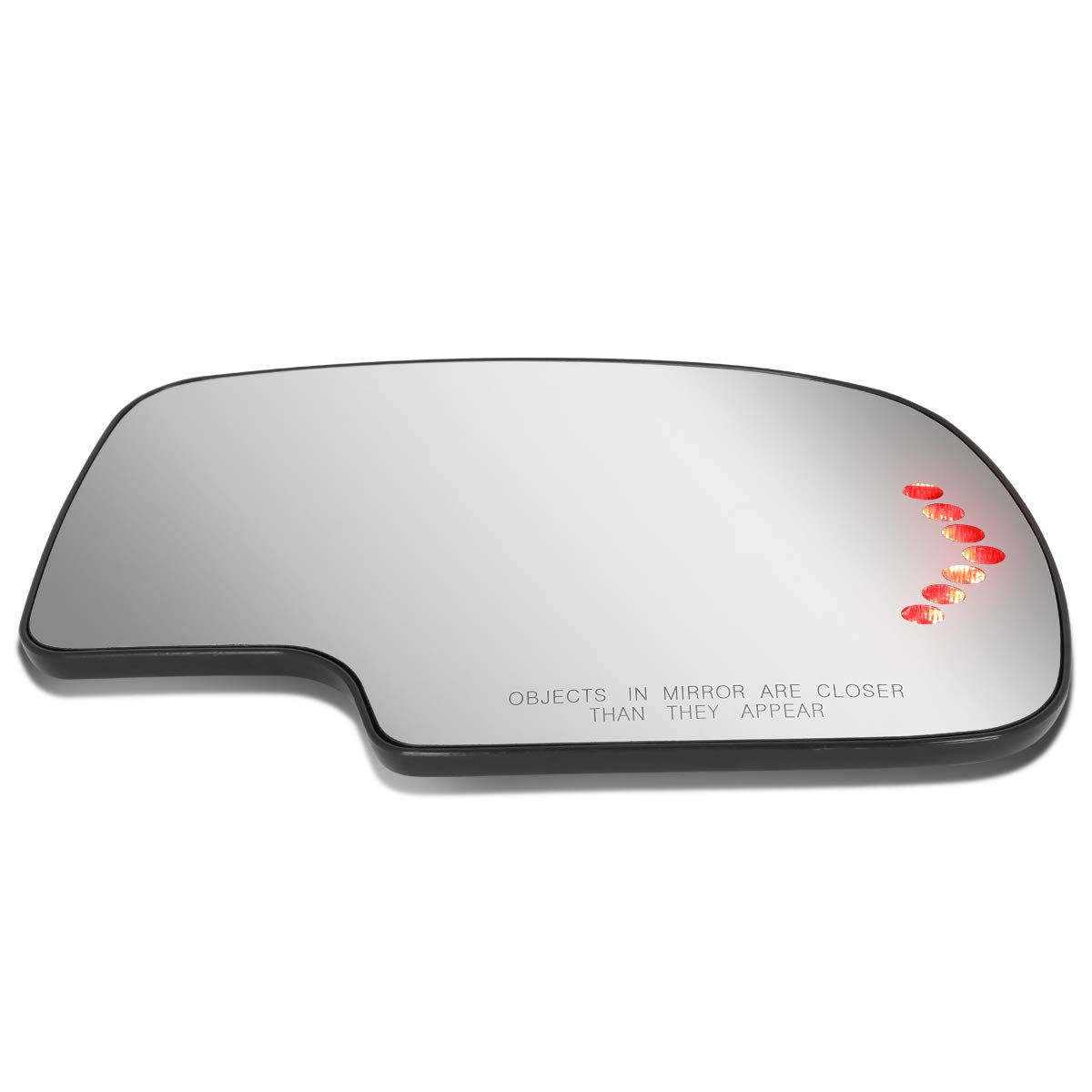 DNA MOTORING SMP-056-R Factory OE Style Right/PassengerDoor Rear View Mirror Glass w/Heater+LED Turn Signal [Compatible with 99-07 Silverado Sierra 1500 & Classic / 00-06 Suburban 1500 2500]