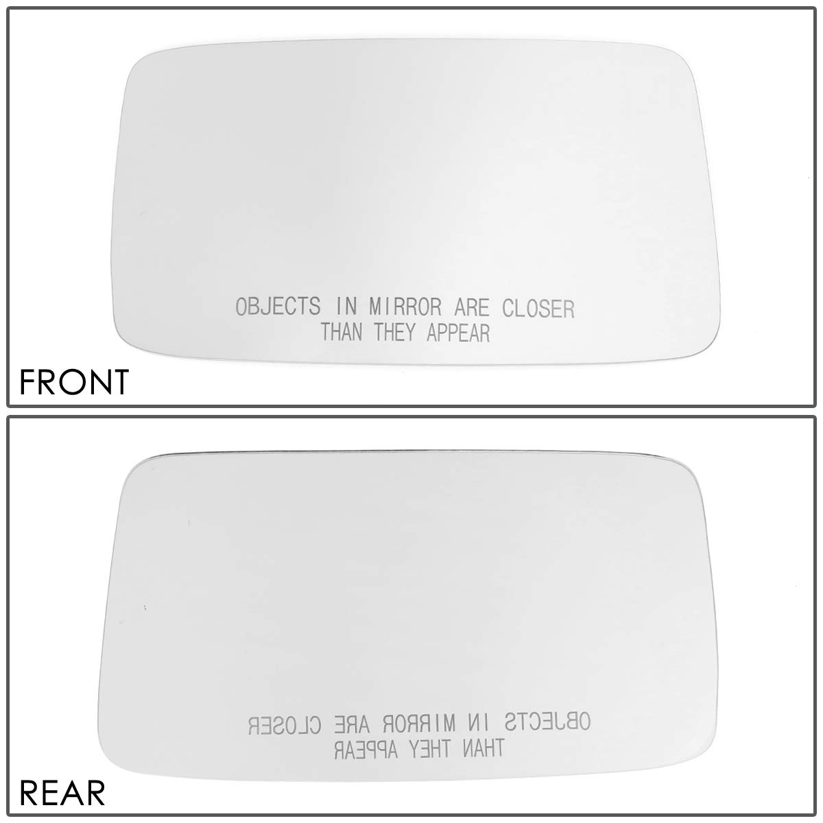 DNA MOTORING SMP-039-R Factory OE Style Right/Passenger Side Door Rear View Mirror Glass Lens [Compatible with 93-99 VW Golf/Jetta / 95-99 Cabrio]