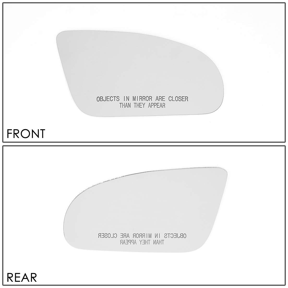 DNA MOTORING SMP-038-R Factory OE Style Right/Passenger Side Door Rear View Mirror Glass Lens [Compatible with 93-02 Pontiac Firebird]