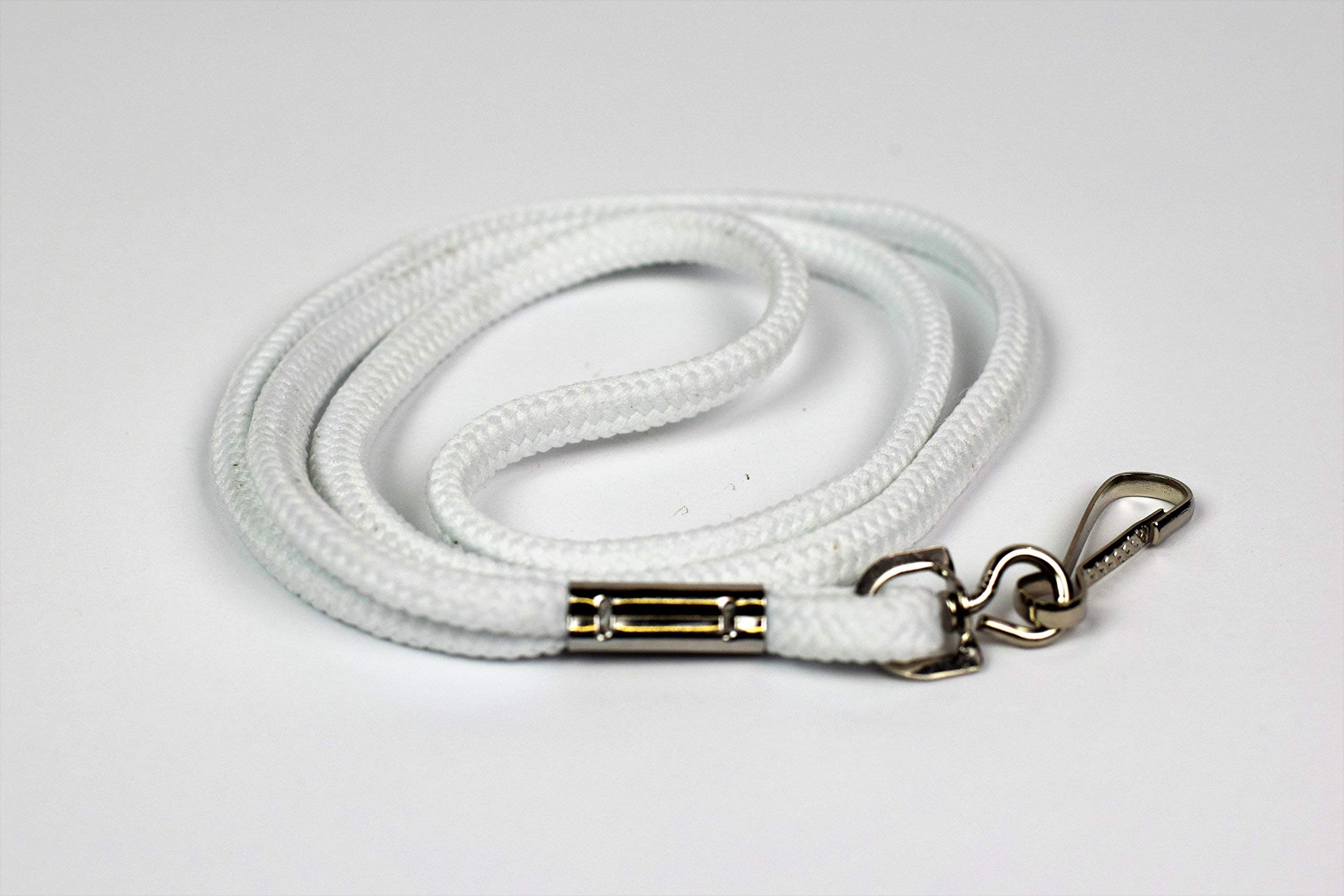 American Whistle Corporation American Classic Whistle - 126 db Solid Brass Whistle with Lanyards and Safe-T-Tip - Made in America (White)