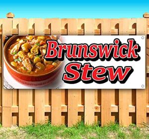 brunswick stew banner 13 oz | non-fabric | heavy-duty vinyl single-sided with metal grommets