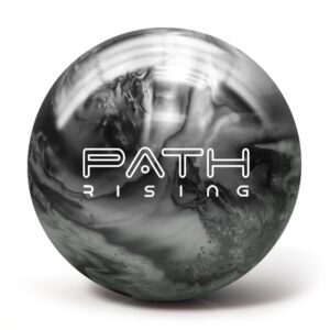 pyramid path rising bowling ball (black/silver, 14lb)