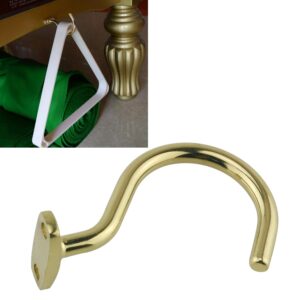 DGZZI Snooker Billiard Table Solid Brass Board Cue Hook with 2PCS Mounting Screw