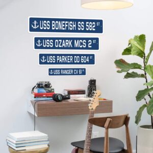 USS Shasta AE 33 Street Sign us Navy Ship Veteran Sailor Gift