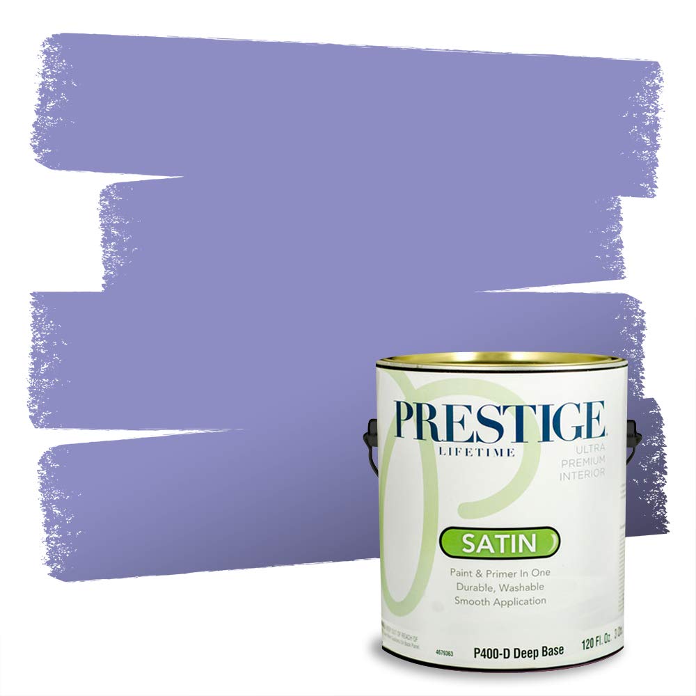 PRESTIGE Interior Paint and Primer in One, Black Lily, Semi-Gloss, 1 Gallon