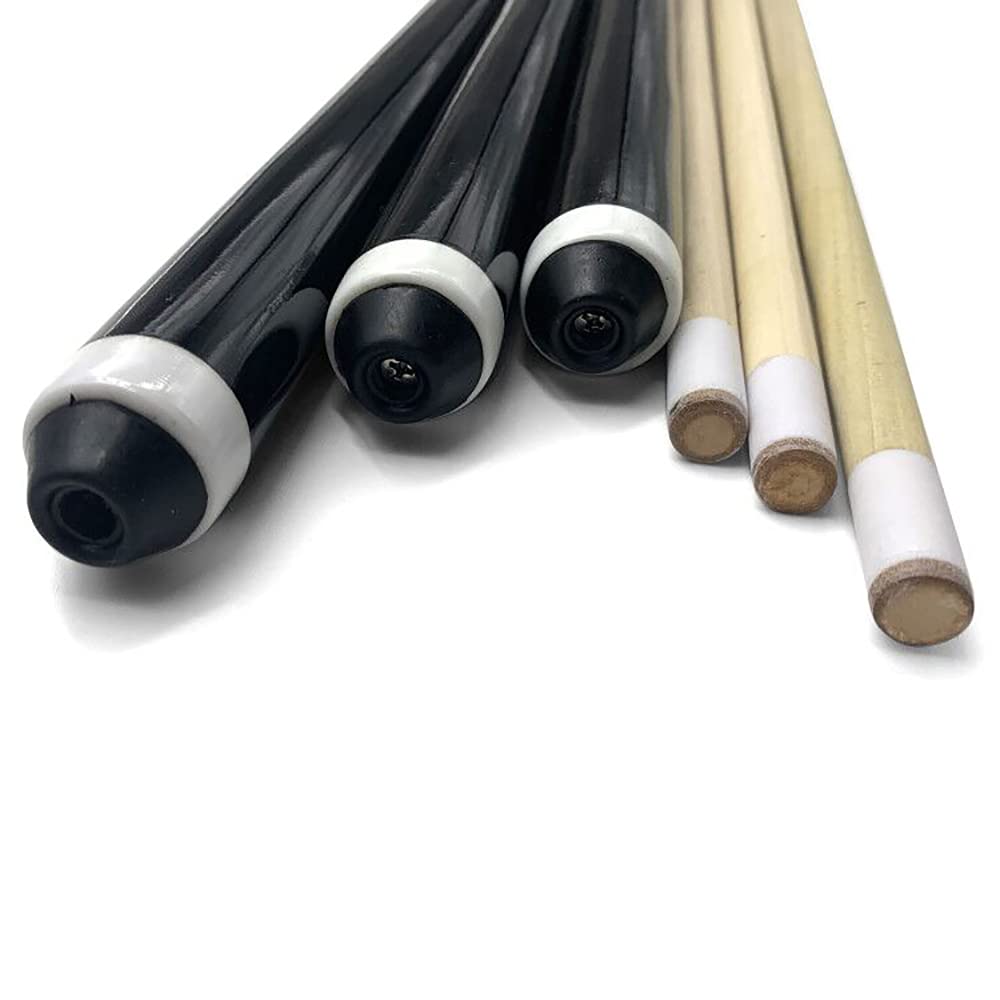 CENMO 2 Piece Short Wooden Stick Pool Billiard Bridge Stick Billiard House Cue Sticks (48" 2 Piece)