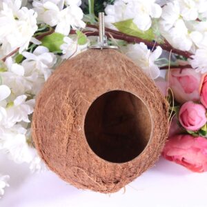 POPETPOP Pet Sleeping Nest Animal Squirrel Nest Hanging Hamster Nest Pet Bamboo Animal Nest