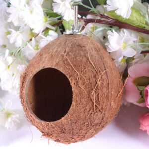 POPETPOP Pet Sleeping Nest Animal Squirrel Nest Hanging Hamster Nest Pet Bamboo Animal Nest