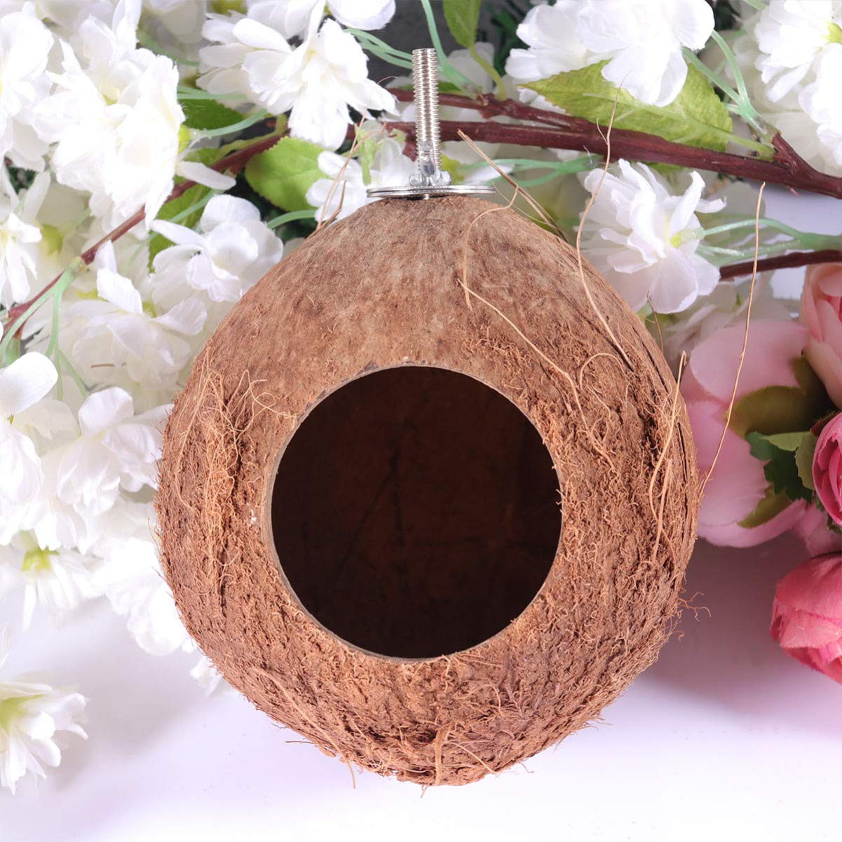 POPETPOP Pet Sleeping Nest Animal Squirrel Nest Hanging Hamster Nest Pet Bamboo Animal Nest