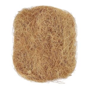 popetpop coconut fiber for birds, nesting box pads chicken nesting pads natural coconut fiber nest lining material for small birds and animals for nest building bedding hideouts 500g