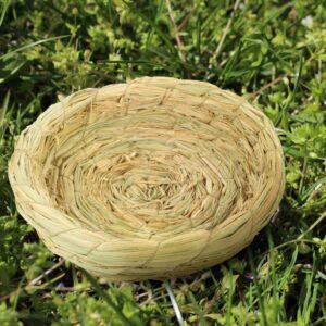 Didiseaon Woven Bird Nest Pigeon Nest Bird Nests for Crafts Parrot Bed Hut Bird Grass Hut Nest Birdcage Ornament Birds Nest Adornment Birds Nests Decorations Decorative Grass Straw