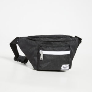 Herschel Seventeen Waist Pack, Black/White Zipper, 3.5L