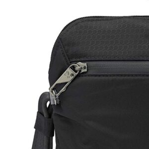 Travelon Anti-Theft Active Small Crossbody Messenger Bag, Black