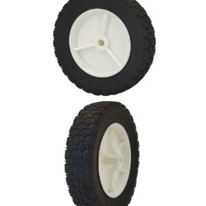 Parts Camp 8 inch Plastic Wheel Fits Oregon 72-108 hand trucks,lawnmowers,utility carts,Radio Flyer Wagon, BBQ Grill,Lawn Sprayer,Trash Can Universal Wheel 9613