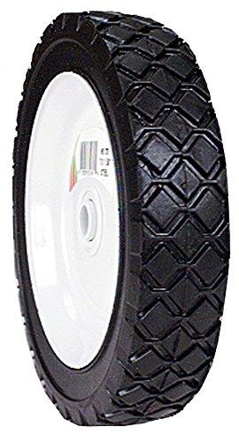 MaxPower 335170 7 Inch x 1.50 Inch Steel Wheel with 1/2 Inch Bore, 1-3/8 InchOffset and Diamond Tread