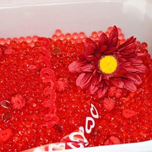 True Red Polymer Water Gel Beads for Vase Filler Table Centerpieces (8 oz. Will Yield 6 Gallons)