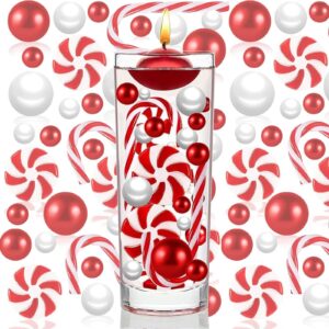 7000+PCS Christmas Vase Fillers, Floating Pearl Invisible Water Beads for Vases, Christmas Floating Candle Transparent Water Gel Beads, Clear Water Gel Jelly Beads, Christmas Decorations Clearance (A)