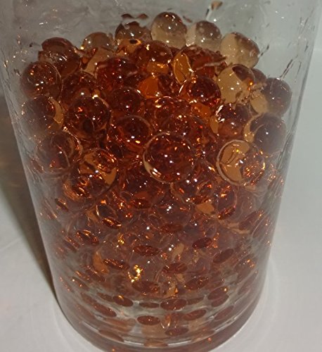 New Color/Brown Root Beer/Translucent, water beads, water absorbing & expanding vase filler decorations Store & release to reduce watering for lucky bamboo plants & flowers