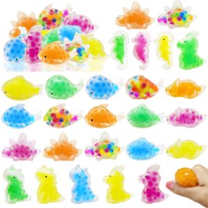 24pcs sea animals stress balls,squeeze stretchable fidget balls,valentines day gifts for adults to relax,party favor,easter gift