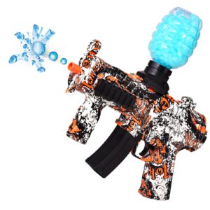 Rilatll Gel Ball Blaster Kit, Full Automatic Splat with Everything, Outdoor Shooting Game for Adults Age 14+, GBN04 Brown