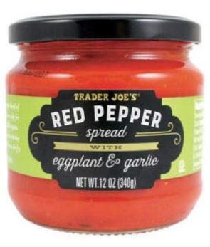 Trader Joe's Red Pepper Spread with Eggplant and Garlic NET WT. 12 OZ (340g)