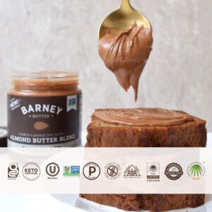 Barney Butter Almond Butter, Chocolate, 10 Ounce Jar, Skin-Free Almonds, No Stir, Non-GMO, Gluten Free, Keto, Paleo, Vegan