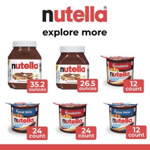 Nutella Hazelnut Spread With Cocoa For Breakfast, 26.5 Oz Jar, Holiday Baking And Desserts - packaging may vary