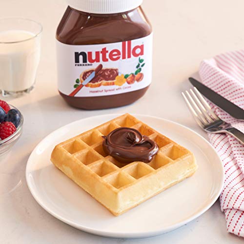 Nutella Hazelnut Spread With Cocoa For Breakfast, 26.5 Oz Jar, Holiday Baking And Desserts - packaging may vary