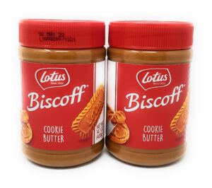 2 pack creamy biscoff cookie butter (14.1oz jars)