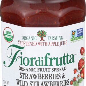 Rigoni Di Asiago Fiordifrutta Organic Fruit Spread, Strawberry, 8.82 Ounce