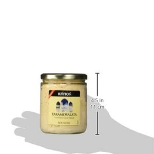 Krinos Taramosalata Greek Style Caviar Spread 8 Ounce Jar