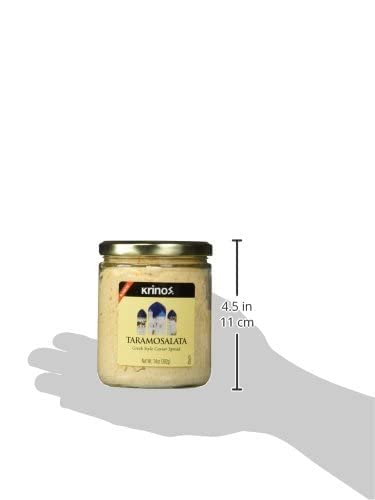 Krinos Taramosalata Greek Style Caviar Spread 8 Ounce Jar