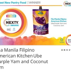 Fila Manila Ube Coconut Spread As Seen on Shark Tank - Award-Winning 5.8 OZ Pouch, Vegan, Gluten Free, Dairy Free, No Red 3, No Red 40, No Ube Extract, No Artificial Colors, No Artificial Flavors, As Seen on TikTok (1 Pack)