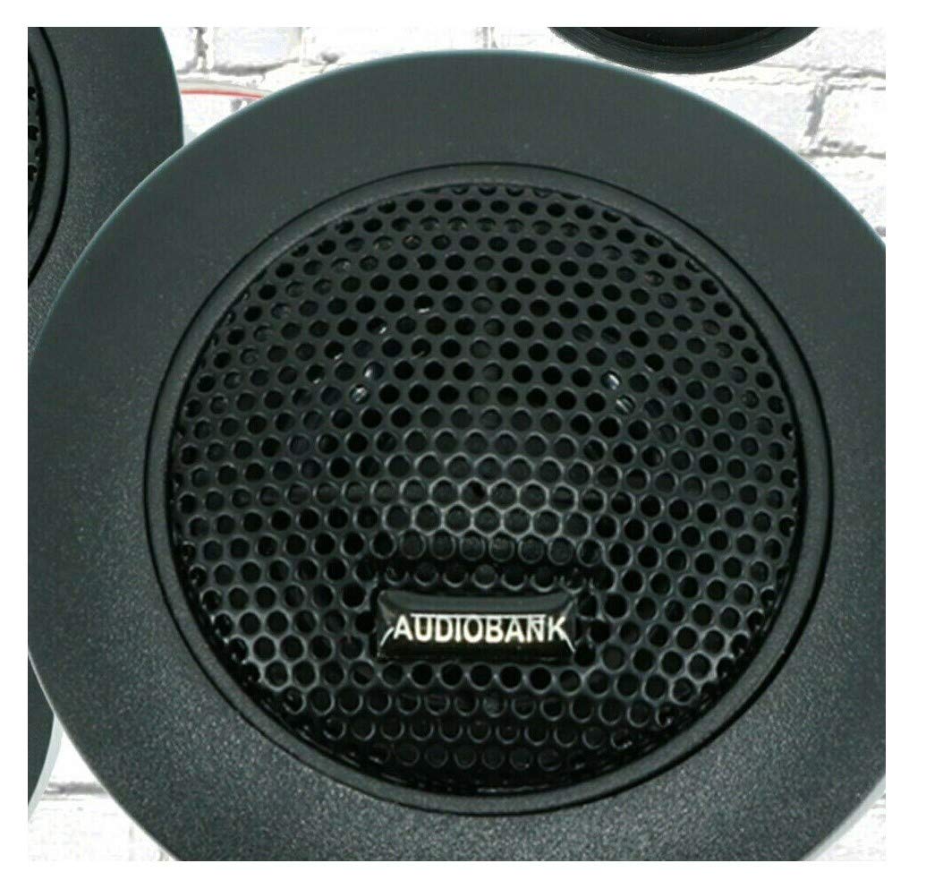 Audiobank 2X AB-TW210 400 Watts Peak Power Handling 4 Ohm Impedance Neodimium Car Audio Tweeter Mylar Diaphragm Frequency Response 2500 Hz to 20,000Hz -2nd Gen