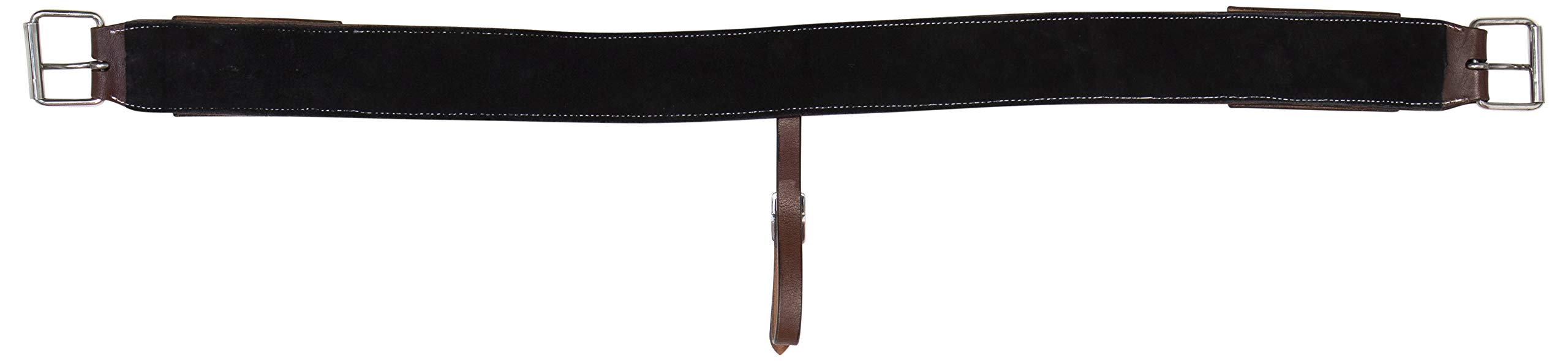 Acerugs NEW FLANK CINCH for WESTERN SADDLES HORSE TACK LEATHER BACK CINCH REAR GIRTHS (Brown Hand Carved, Horse)