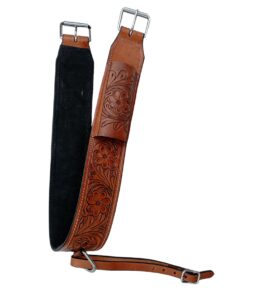 raavils horse flank cinch for western horse saddles horse tack leather back cinch rear saddle girths