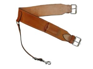 rear cinch western saddle girth roping ranch barrek racing pleasure trail rodeo leather cinches 36" long end to end (smooth finish)