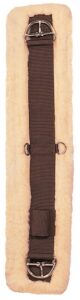 weaver leather fleece lined super cinch, 34-inch, brown/maize